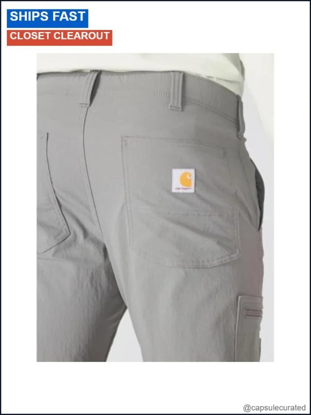Men's Relaxed Tapered Ripstop Cargo Pants UPF 50 FastDry